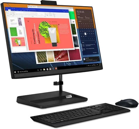 2022 Lenovo IdeaCentre 22 FHD All In One Desktop PC With Intel Pentium