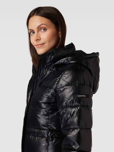 Calvin Klein Womenswear Steppmantel Mit Kapuze Black Online Kaufen