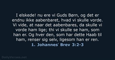 September Dagens Bibelvers Da Johannes Brev