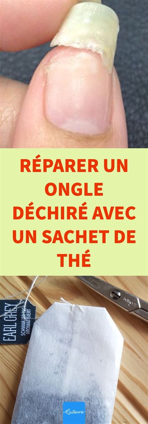 L astuce du sachet de thé permet de réparer un ongle cassé en 2 minutes