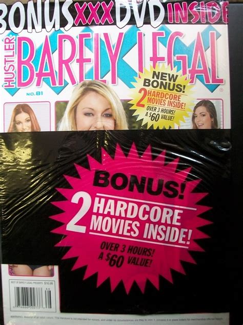 Hustler Barely Legal Xxx Adult Magazine 81