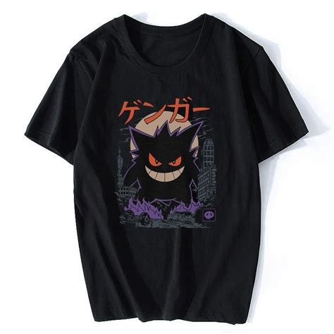 T Shirt Pok Mon Ectoplasma Tee Shirt Fashion Japan Fashion