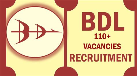 BDL Recruitment 2023 Notification Out For Apprenticeship Check