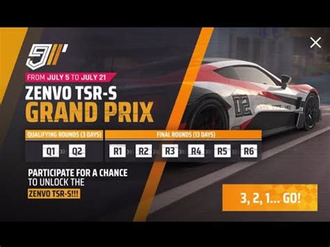 Asphalt 9 Zenvo TSR S Grand Prix Qualifying Round Manual