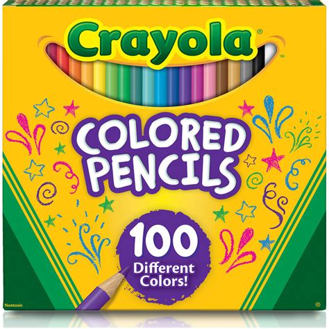 Crayola Colored Pencils - Assorted Lead - 100 / Set