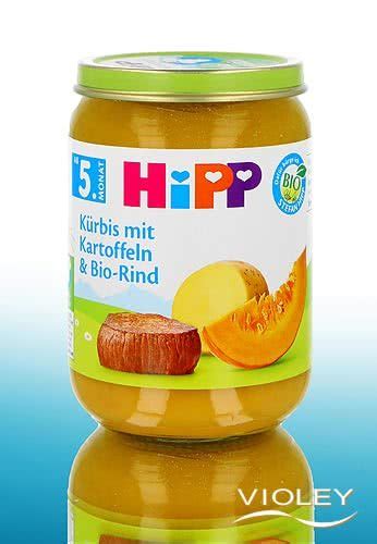 Hipp Kürbis mit Kartoffeln und Bio Rind 190 g bei Violey