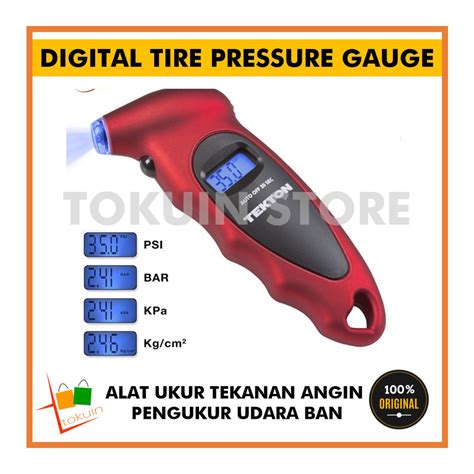 Jual Digital Tire Pressure Gauge Alat Ukur Tekanan Angin Pengukur Udara