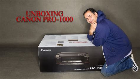 Unboxing E Instalação Canon Imageprograf Pro 1000 Printer Youtube