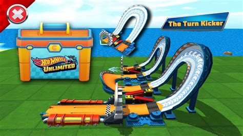 Hot Wheels Unlimited Unlocked Turn Kicker Track Piece By Rogder