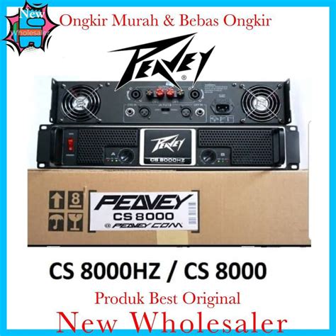 Jual Power Amplifier Audio Peavey Cs8000hz Cs 8000 8 Ohm Produk Baru