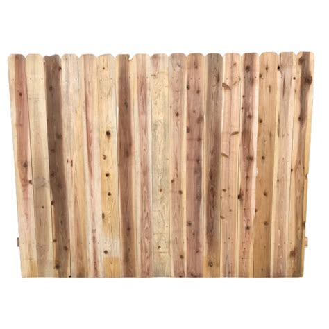 CEDAR PRIVACY FENCE PANEL 6FT TALL 3 RAIL SWi Fence Supply