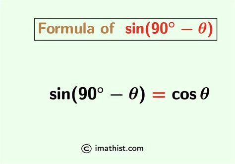 Sin(90-theta) Formula, Proof | Simplify Sin(θ-90) - iMath