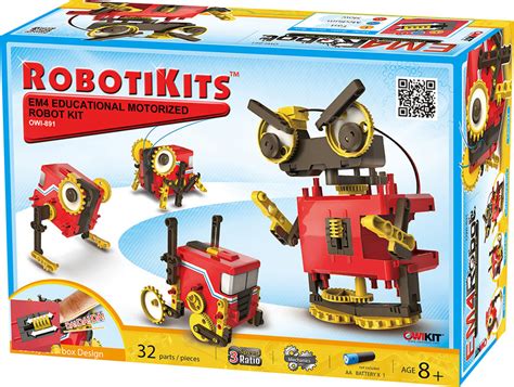 RobotiKits EM4 Motorized Robot Kit - Grand Rabbits Toys in Boulder ...