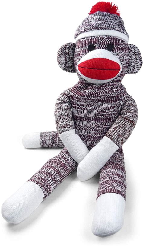 Pennington Bear Company The Original Sock Monkey Hand Knit Plush