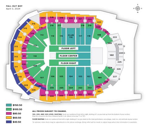 Wells Fargo Center Seating Chart With Seat Numbers Two Birds Home