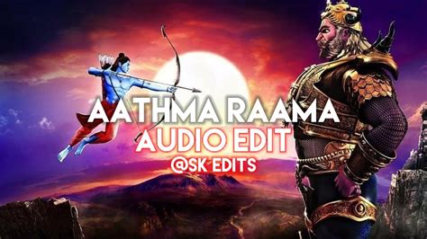 Aathma Raama Brodha V Edit Audio YouTube