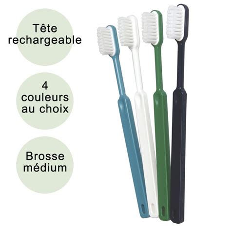 Brosse Dents T Te Rechargeable Bioplastique Fabriqu E En France