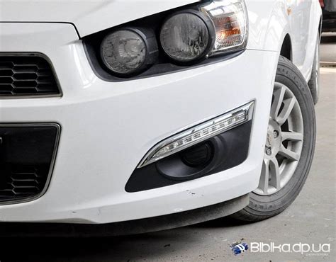 DRL на Chevrolet, Дневные ходовые огни на Chevrolet Aveo T300, Штатные ...