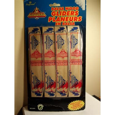 Vintage Balsa Wood Gliders - NEW