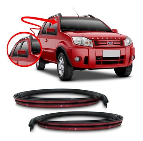 Kit Par Borrachas Superior Das Portas Pingadeira Ecosport