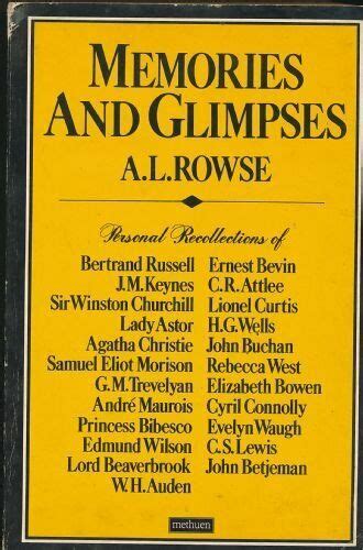 Memories And Glimpses By Rowe Dr Alfred Lestie Paperback Book The