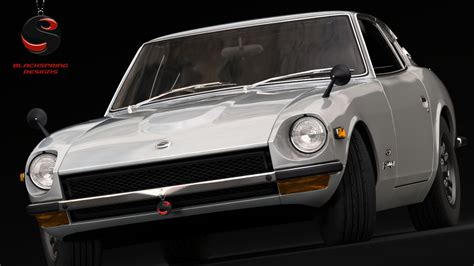 Nissan Fairlady Z 432 1969 Modelo 3D 50 Unknown Obj Max Fbx Dwg