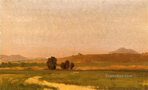 Nebraska On The Plains Albert Bierstadt Painting In Oil For Sale