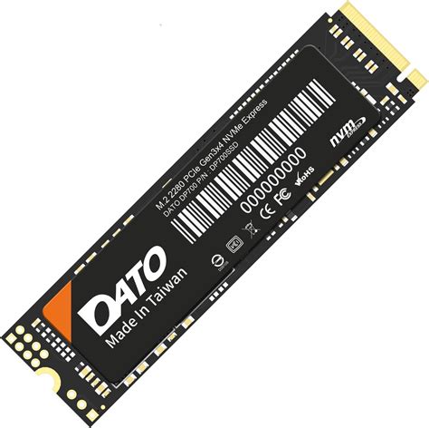 DATO M.2 SSD 512GB M.2 2280 SSD, PCIe Gen3 x4 NVMe SSD Internal Solid ...