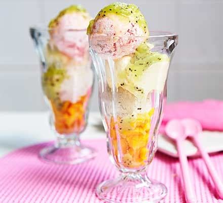 Super-easy fruit ice cream recipe | BBC Good Food