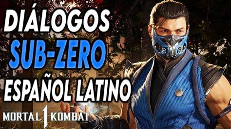 Mortal Kombat 1 Diálogos De Sub Zero En Español Latino Youtube