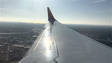 Southwest Airlines B737 Max 8 Morning Chicago Midway Landing Mdwkmdw