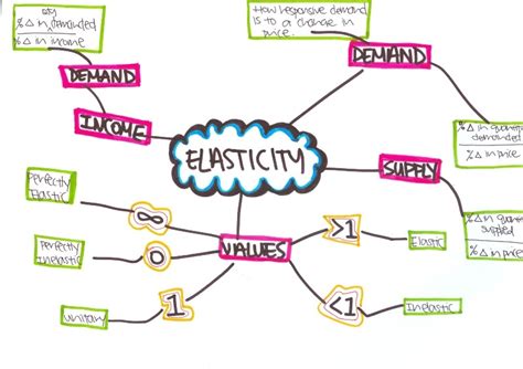 Demand Suppy And Elasticity The Mindmap