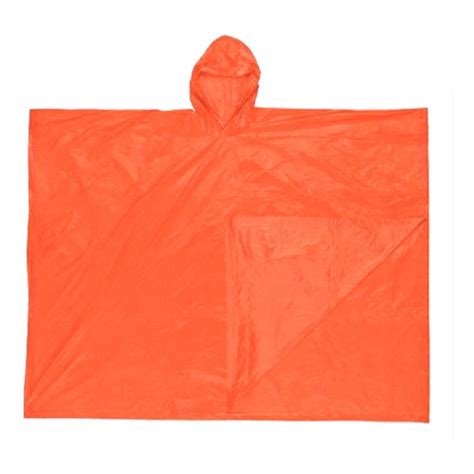 Compre Su Impermeable Mcr De Pvc Naranja Ccapucha Integrada Unitalla