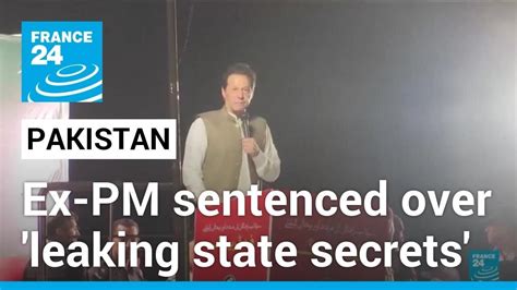 Pakistan Ex Pm Imran Khan Sentenced To 10 Years Jail For Leaking State