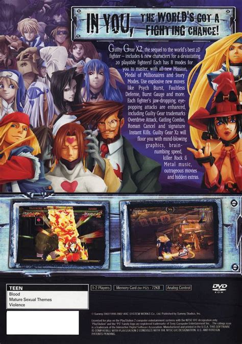 Guilty Gear X2 Sony Playstation 2 Game