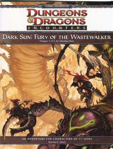 D&D Encounters Dark Sun (Week 7) – Dungeon's Master