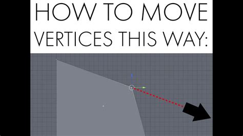 Daily Blender Tip 76 Move A Vertex Along The Opposite Direction Of An