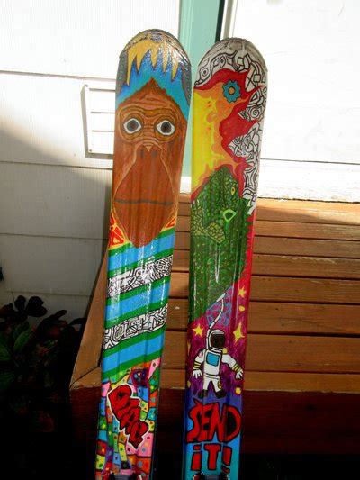 Tutorial How To Custom Paint Your Skis Ski Gabber