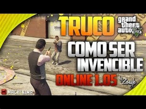 TRUCO GTA V VIDA INFINITA INVENCIBILIDAD INMORTAL Comando De Botones