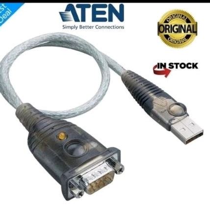 Jual Kabel USB TO SERIAL RS232 DB9 ATEN Shopee Indonesia