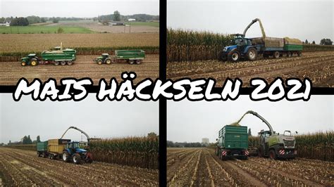 MAISHÄCKSELN 2021 mit CLAAS JAGUAR 850 New Holland und John Deere