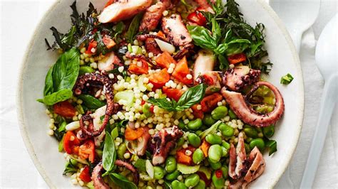 Pulpo Salat Mit Fregola Rezept Essen Und Trinken