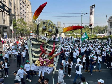 La Jornada Miles De Trabajadores Exigen Respeto A Sus Derechos En La Cdmx