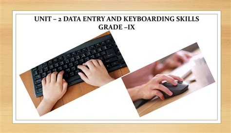 keyboarding  data entry pptx