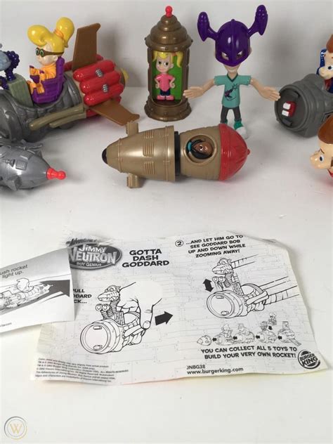 2002 Burger King Jimmy Neutron Boy Genius Toy Lot 1843823084