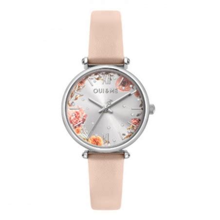 Montre Femme Oui And Me De La Collection L Etoile Avec Un Bracelet En Cuir