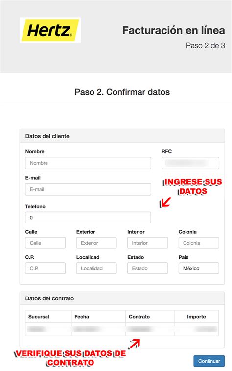 Facturación Hertz Solicitar CFDI 2024 Tecnogeek