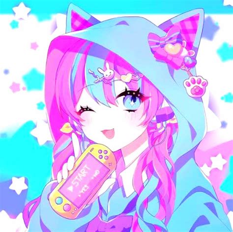 Gamer Anime Girl Profile Picture