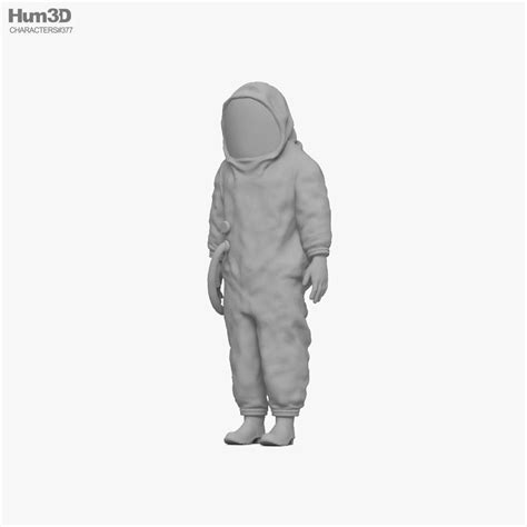 Nbc Hazmat Suit 3d Modell Herunterladen Character On