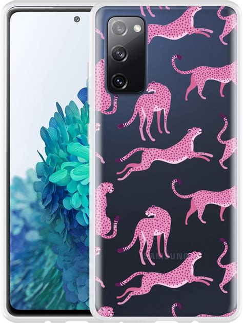 Hoesje Geschikt Voor Samsung Galaxy S20 FE Roze Cheeta S Bol